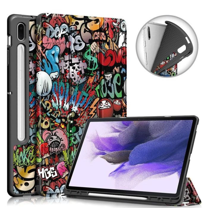 Чехол Gum Spen holder Samsung Galaxy Tab S9/S9 FE/S10 FE 10.9 Graffiti