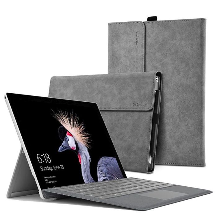 Чехол папка Microsoft Surface Go 4 3 2 1 Grey