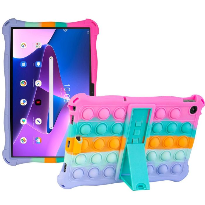 Чехол Silicon Popit Lenovo Tab M10 3rd Gen TB328XU TB328FU Rainbow Mint