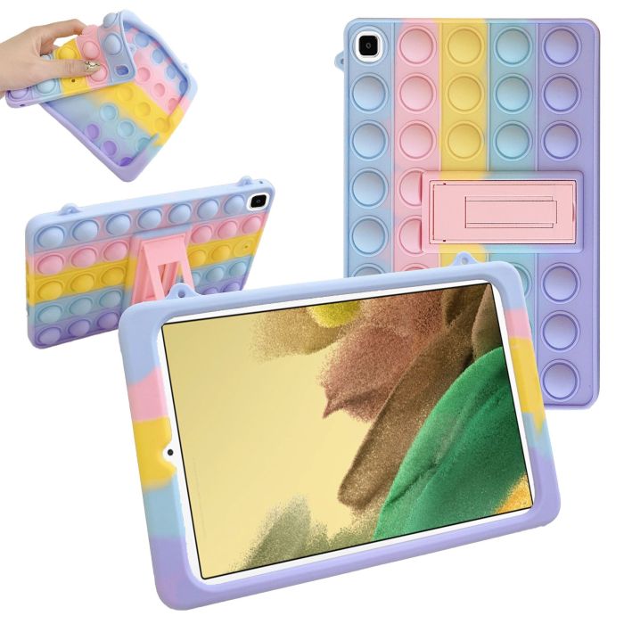 Чехол Silicon Popit Samsung Galaxy Tab A 10.1 2019 T515 T510 Rainbow Violet