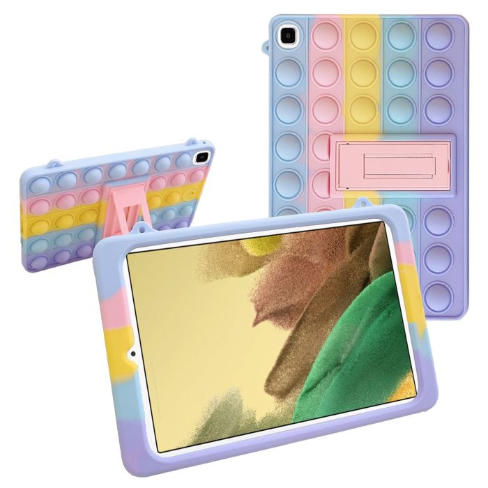 Чехол Silicon Popit Samsung Galaxy Tab A 10.1 2019 T515 T510 Rainbow Violet