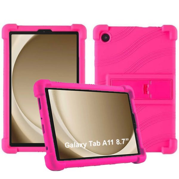 Чохол Silicon Samsung Galaxy Tab A11 8.7 X130 X135 Hotpink