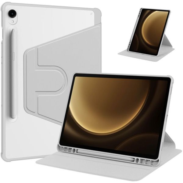 Чохол TOBY Pen holder 360 для Samsung Galaxy Tab S10 FE+ Plus Grey
