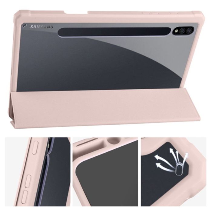 Чехол TOBY Gum Spen holder Samsung Galaxy Tab S10 Ultra/S9 Ultra 14.6 Pink