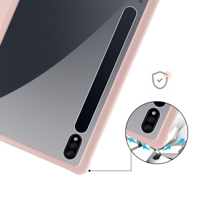 Чехол TOBY Gum Spen holder Samsung Galaxy Tab S10 Ultra/S9 Ultra 14.6 Pink