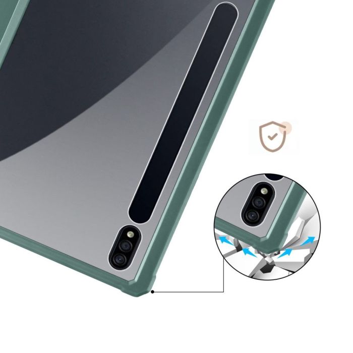 Чехол TOBY Gum Spen holder Samsung Galaxy Tab S10 Ultra/S9 Ultra 14.6 DarkGreen
