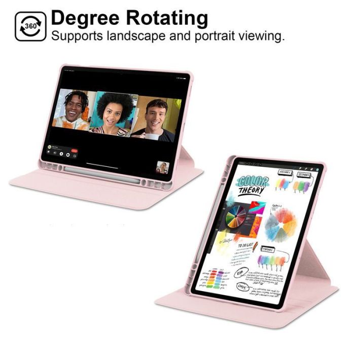 Чехол TOBY Pen holder 360 Samsung Galaxy Tab S11 SM-X730 SM-X736 Pink