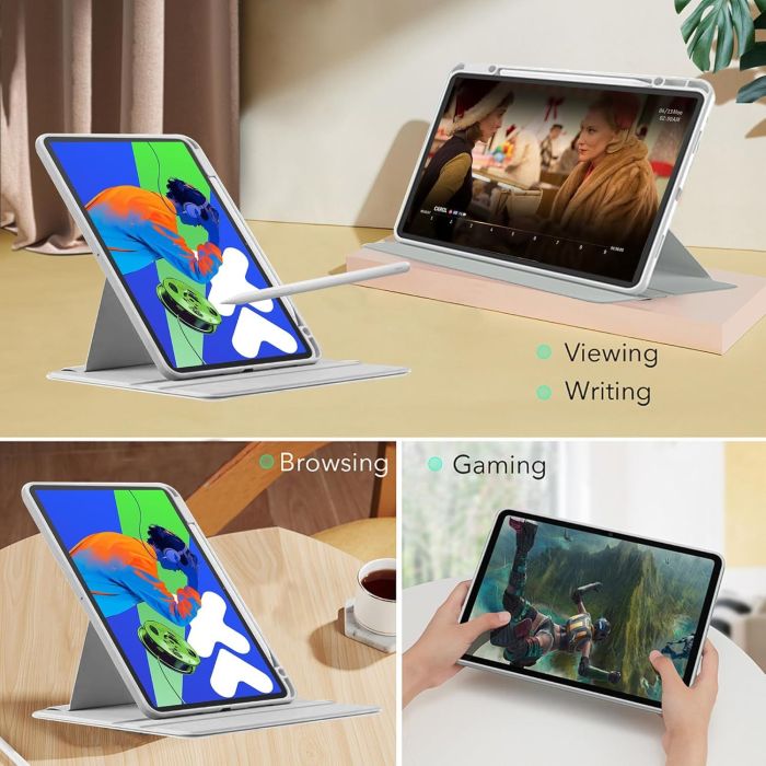 Чохол TOBY Pen holder 360 Xiaomi Redmi Pad 2 2025 Grey