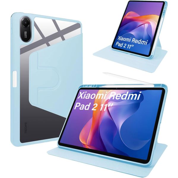 Чохол TOBY Pen holder 360 Xiaomi Redmi Pad 2 2025 SkyBlue