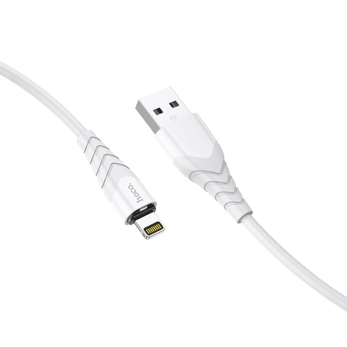 Дата кабель Hoco X63 "Racer" USB to Lightning (1m) Білий