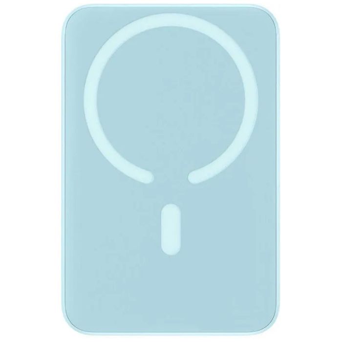 Power Bank Baseus Magnetic Mini OS 20W c Бездротова зарядка 10000 mAh (PPCX110105) Purple