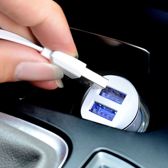 Автомобільна зарядка Hoco Z1 (2USB 2.1A) Чорний