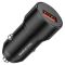 Автомобільна зарядка Borofone BZ19A QC3.0 Type-C Black