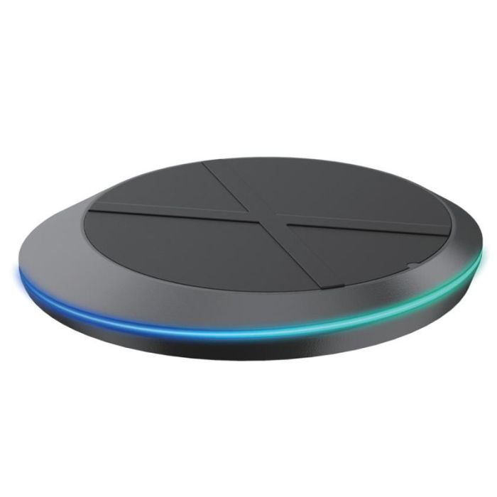 Беспроводная зарядка JJT-827 RGB 15W Black