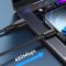 Дата кабель USAMS US-SJ500 U68 USB to Lightning (1m) Черный