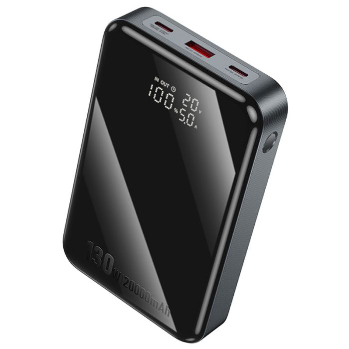 Портативное ЗУ Power Bank Hoco Q30A Fast charge 130W 20000 mAh Metal