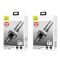Автомобильная зарядка Usams C13 2.1A Dual USB + U35 Type-C cable (1m) Черный