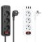Подовжувач Hoco NS2 (3USB/3xSocket) Білий