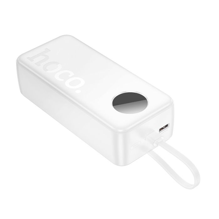 Портативное ЗУ Power Bank Hoco J132B Sabio 22.5W+PD20W with 3 cables 30000 mAh White