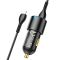 Автомобильная зарядка Hoco NZ6 PD45W (2Type-C/1USB) + Type-C to Lightning Black