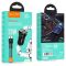 Автомобильная зарядка Hoco NZ5 Smooth road PD30W + QC3.0 + Type-C to Lightning Черный