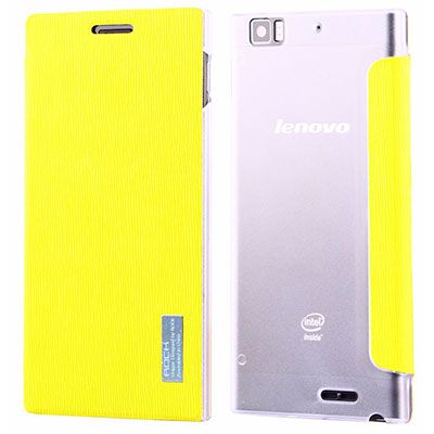 Чехол для Lenovo K900 Rock Elegant Yellow