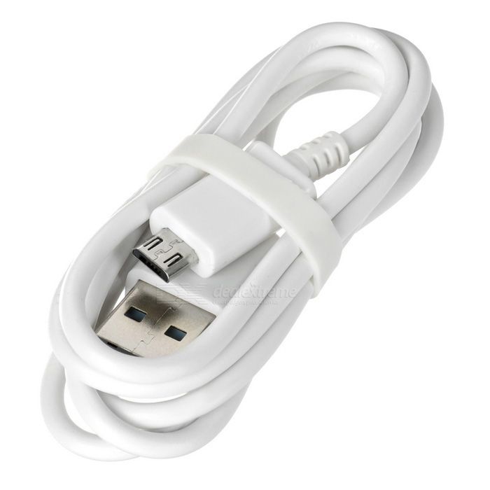 Кабель для передачі даних MicroUSB білий