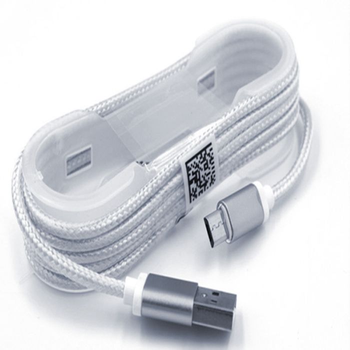 Кабель для заряджання USB to MicroUSB 1.0 м White