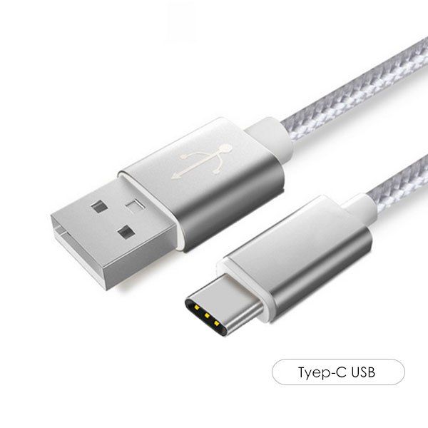 Кабель для зарядки USB to Type-C 3.1 White 1.0м