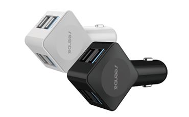 Автозарядка 4 USB Seenda