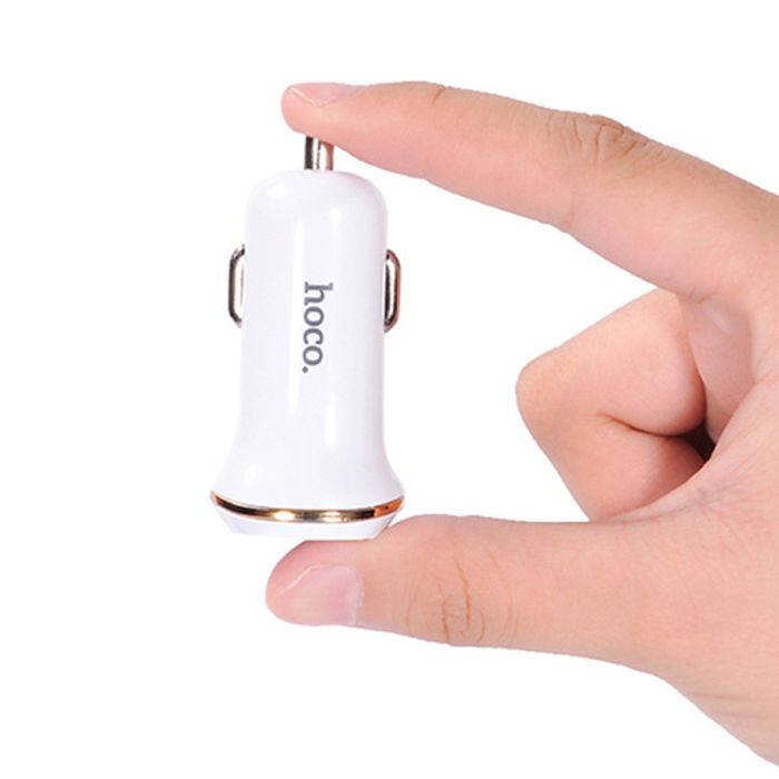 Автомобільна зарядка Hoco Z1 (2USB 2.1A) Чорний